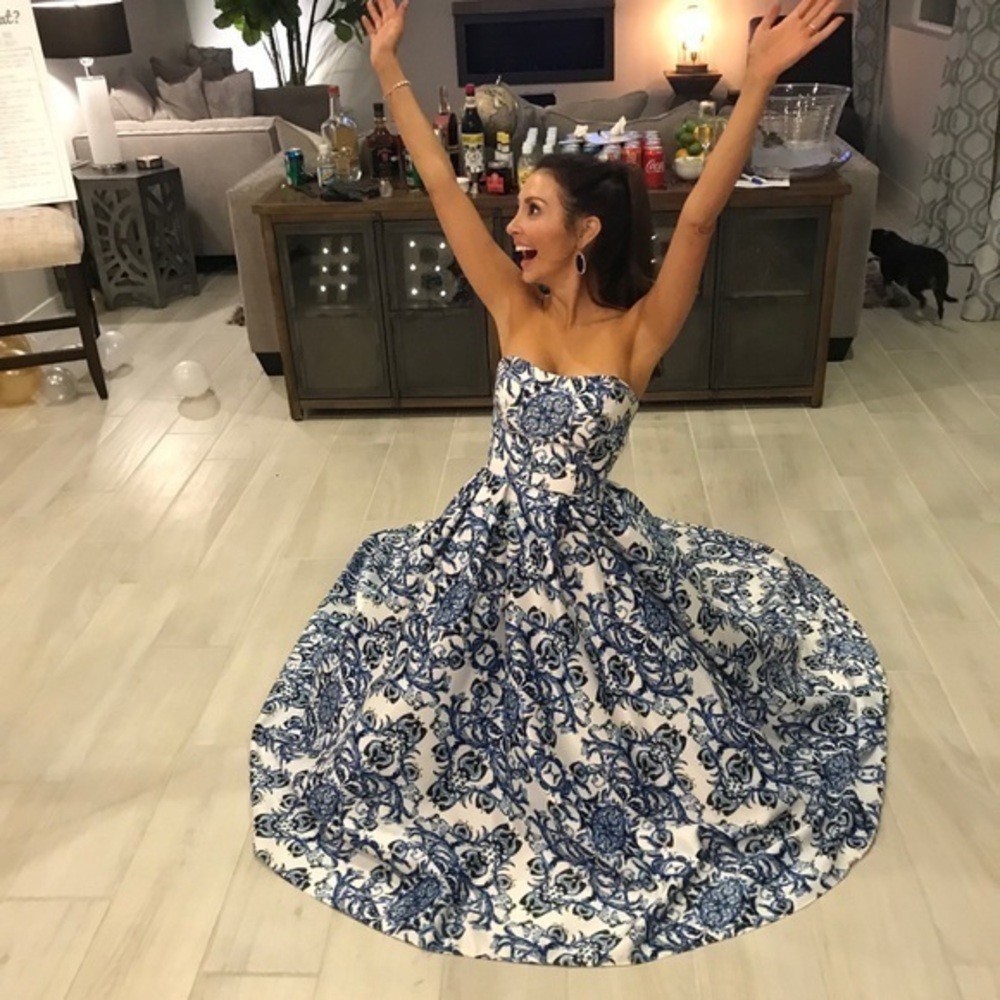 Betsy & Adam Strapless Ballgown